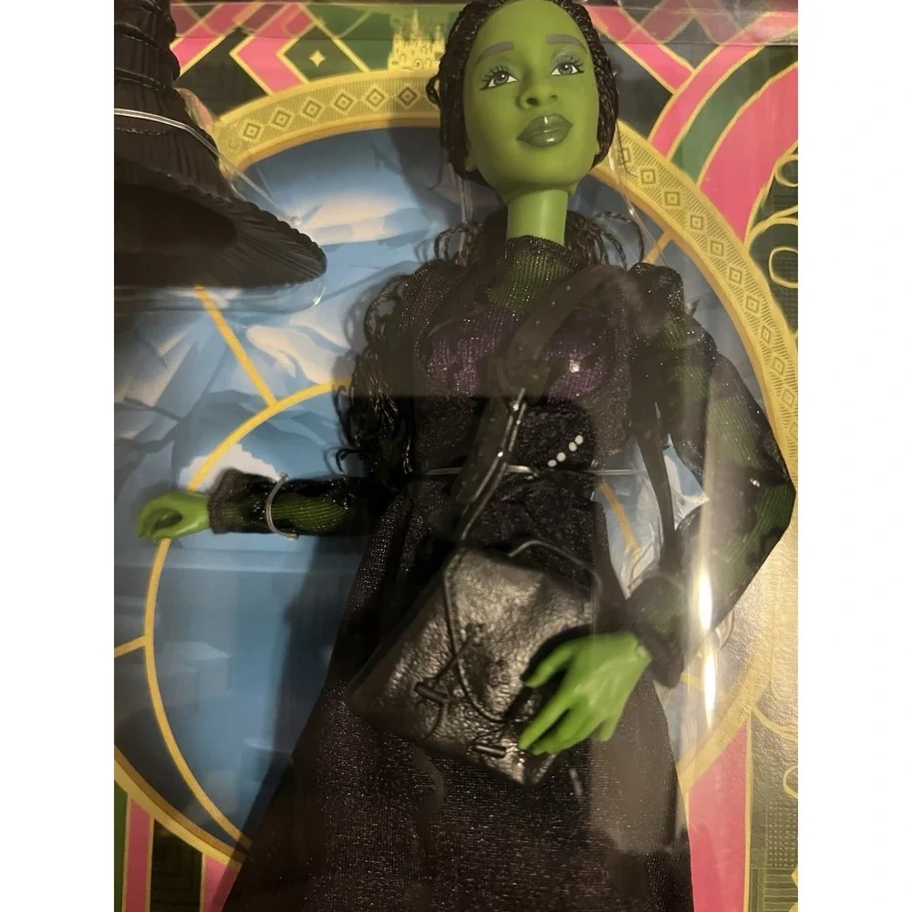 Wicked Elphaba Doll Mattel 2023 Universal Studios Wizard of Oz Green Witch
